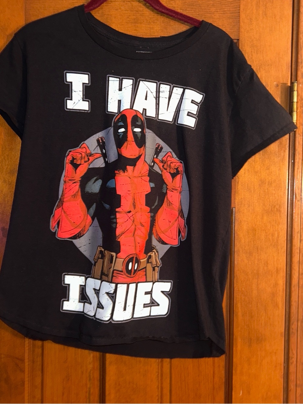 Marvel Kids Deadpool Tee - Black and Red Graphic